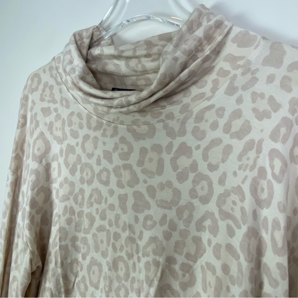 Splendid Leopard Cowl Neck - Picture 3 of 7